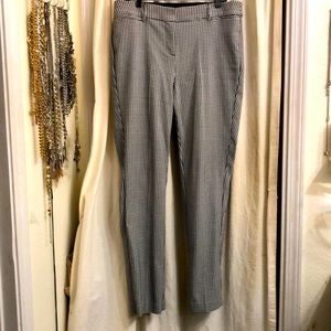 Herringbone pattern work pant